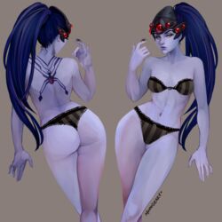 2d ass female lovelovedeary momo-deary momodeary overwatch ponytail purple_skin solo spider tagme tied_hair vizor widowmaker rating:Explicit score:83 user:slut_rper824