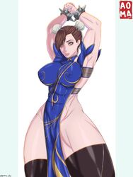 1girls alternate_costume aoma chun-li chun-li_(cosplay) female female_only official_alternate_costume solo street_fighter street_fighter_iv street_fighter_v rating:Explicit score:39 user:A_O_M_A_