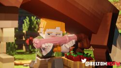 1boy 1girls 3d adult alex_(minecraft) animal apple apples beltomnsfw big_balls big_penis blonde blonde_hair blush blushing breasts clothed_female commission cum embracing farm female green_eyes handjob holding_penis horse horse_(minecraft) horse_penis horsecock human humanoid licking_penis looking_at_partner looking_at_penis male male/female mine-imator minecraft open_mouth orange_hair outside realistic sperm square_head tagme zoophilia rating:Explicit score:120 user:ace456