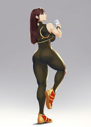 alternate_costume blueorca capcom chun-li female looking_back street_fighter street_fighter_alpha street_fighter_v tagme thick_thighs rating:Explicit score:95 user:idonthaveaproblem