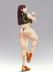 alternate_costume blueorca capcom chun-li female looking_back street_fighter street_fighter_alpha street_fighter_v string_panties tagme thick_thighs underboob rating:Explicit score:110 user:idonthaveaproblem