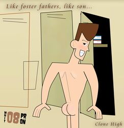 1boy ass ass_focus big_ass bubble_butt butt_focus clone_high color dat_ass gay jfk_(clone_high) looking_back male male_only nude smile solo straight_hair swag tagme whit08pr0n yaoi rating:Explicit score:15 user:bot