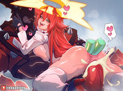 1girls anal dildo double_anal double_penetration female guilty_gear guilty_gear_strive jack-o'_valentine penetration reagan_long red_hair sex_toy sol_badguy triple_penetration rating:Explicit score:357 user:LuffyNika