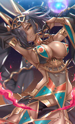 dark-skinned_female dark_skin egyptian gold_jewelry millennium_war_aigis perky_breasts short_hair rating:Explicit score:26 user:SandsGoddess