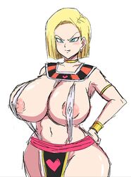 1girls alternate_version_available android_18 blonde blonde_hair blue_eyes cameltoe cleavage curvy dragon_ball erect_nipples female goddess_of_destruction huge_areolae huge_ass huge_breasts momiji_(artist) puffy_nipples short_hair sketch thick_lips voluptuous wide_hips yellow_hair rating:Explicit score:187 user:Slashfang