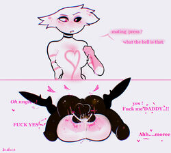 2boys 2koma anal anal_sex angel_dust_(hazbin_hotel) anthro ass cum cum_in_ass cum_inside dialogue femboy feminine_male gay girly hazbin_hotel humanoid male male/male male_focus male_on_male male_only male_penetrated male_penetrating male_penetrating_male maledom malesub mating_press penetration rough_sex sex sushant text vivienne_medrano yaoi rating:Explicit score:181 user:Hella_stabe