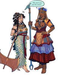 2girls ancient_crete ancient_egypt ancient_greece ancient_history axe beaded_dress breastless_clothes breasts_out bronze_age casual_nudity clothing_swap crete dark-skinned_female dark_skin dress egyptian egyptian_female fair_skin female_only greece greek history human human_only light-skinned_female light_skin lullindo mediterranean minoan nipples nonsexual_nudity outfit_swap southern_european tagme traditional_clothes weapon wholesome rating:Questionable score:134 user:Joecrab