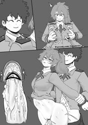 1boy 1girls amano44 bottomless breast_grab creepy_smile cum_in_pussy cum_in_uterus excessive_cum female female_focus from_behind itsuka_kendou izuku_midoriya kendou_itsuka midoriya_izuku monochrome my_hero_academia rape restrained shocked smile tagme tight_clothing vaginal_penetration wrist_grab x-ray rating:Explicit score:360 user:Hshdhdichf