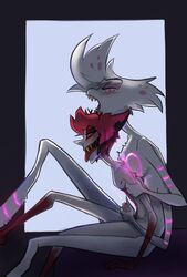 2boys ahe_gao alastor_(hazbin_hotel) anal anal_sex angel_dust_(hazbin_hotel) arachnid chest_tuft closed_eyes deer demon femboy gay handjob hazbin_hotel looking_pleasured looking_up male male/male male_only naked nude reach_around sitting sitting_on_lap size_difference spider squidywardo thighs vivienne_medrano yaoi rating:Explicit score:58 user:Sucmacockz