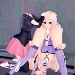 2girls 3d ahe_gao blush body_horror cevio cum cum_drip cum_dripping_out_of_pussy cum_in_pussy detached_head ejaculation highhijiki holding_head ia_(vocaloid) koikatsu koikatsu_(medium) monophallia nightmare_fuel penis penis_neck unusual_genitalia_placement unusual_penis_placement unusual_pussy_placement upside-down vaginal_penetration voiceroid weird what yuzuki_yukari rating:Explicit score:4 user:skedye