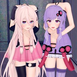 2girls 3d body_horror cevio detached_head heart-shaped_pupils highhijiki holding_head holding_penis ia_(vocaloid) koikatsu koikatsu_(medium) looking_at_viewer monophallia nightmare_fuel penis penis_neck unusual_genitalia_placement unusual_penis_placement unusual_pussy_placement voiceroid weird what yuzuki_yukari rating:Explicit score:9 user:skedye