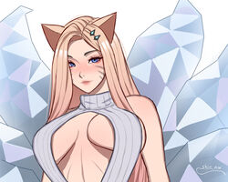 1girls ahri female female_focus female_only league_of_legends shio_aw rating:Questionable score:15 user:mydickhurtaf