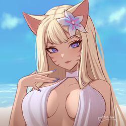 1girls ahri female female_focus female_only league_of_legends shio_aw rating:Questionable score:33 user:mydickhurtaf