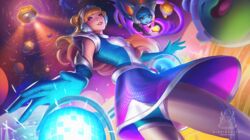 1girls female female_focus female_only league_of_legends luxanna_crownguard rinrindaishi space_groove_lux space_groove_series rating:Questionable score:6 user:mydickhurtaf