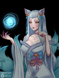 1girls ahri female female_focus female_only league_of_legends shio_aw rating:Questionable score:11 user:mydickhurtaf