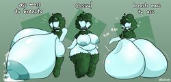  anthro body_transformation breastmilk bushes chubby_female hyper_breasts kefiregg lactation large_stomach massive_ass massive_breasts nebula_(kefiregg) puffy_nipples tagme transformation  rating:explicit score: user:deleted107137