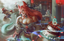 1girls ahri female female_focus female_only league_of_legends windami rating:Questionable score:3 user:mydickhurtaf