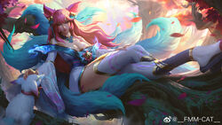 1girls ahri female female_focus female_only fmm-cat league_of_legends rating:Questionable score:9 user:mydickhurtaf