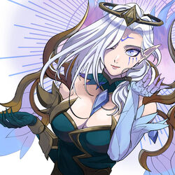 1girls chaos_and_order_series dawnbringer_morgana female female_focus female_only hiyari_(hiyarilol) league_of_legends morgana rating:Questionable score:10 user:mydickhurtaf