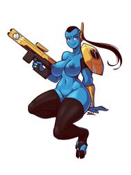 1girls alien alien_girl big_breasts blazbaros blue_skin melee_joke nude_female tau warhammer_(franchise) warhammer_40k weapon rating:Explicit score:38 user:axelcreep