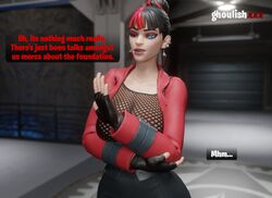 1futa 3d ass big_breasts blender breasts comic doctor_slone fishnets fortnite futa_only futanari ghoulishxxx kor_(fortnite) looking_at_viewer office pale-skinned_futanari pale_skin see-through_clothing shorts solo_focus tagme text watermark rating:Explicit score:67 user:Voidalik