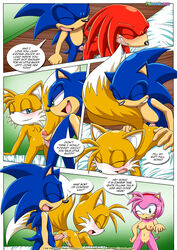 amy_rose anal anal_sex anus ass balls bbmbbf blush breasts comic comic_page cum cum_in_ass cum_inside cum_on_balls cum_on_penis female gay knuckles_the_echidna male male/male mobius_unleashed nude palcomix penis pussy sega sex sonic_(series) sonic_the_hedgehog sonic_the_hedgehog_(series) swingers_2_(comic) tails yaoi rating:Explicit score:24 user:Nevla2022