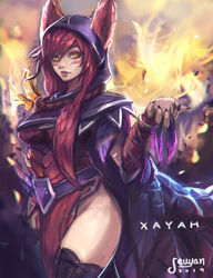 female female_focus female_only league_of_legends seuyan vastaya xayah rating:Explicit score:29 user:mydickhurtaf