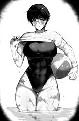 1girls abs beach_ball big_breasts burn_marks burn_scar burns busty child_bearing_hips female female_only fit fit_female glasses hips huge_breasts jujutsu_kaisen large_breasts masoq095 monochrome removing_shirt scar scarred scars scars_all_over shirt_lift short_hair shounen_jump swimsuit swimwear thick thick_thighs thighs tomboy undressing wide_hips zenin_maki rating:Questionable score:191 user:Fumeknight1