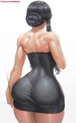 1girls ass ass_focus assassin back_view big_ass big_butt black_hair brunette bubble_ass bubble_butt butt curvy curvy_figure dat_ass dress fat_ass female female_only huge_ass large_ass light-skinned_female light_skin long_hair muscular_back muscular_female solo solo_female spy_x_family stiletto_(weapon) superbusty thick thick_ass thick_thighs thorn_princess tight_clothing toned toned_arms toned_back toned_body toned_female voluptuous wide_hips yor_briar rating:Questionable score:608 user:dedc23