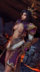 3d areolae black_hair blizzard_entertainment bluelight casual diablo diablo_3 female functionally_nude heroes_of_the_storm human li-ming pale_skin solo solo_female wizard rating:Explicit score:28 user:Hotsporn