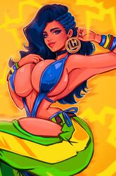 1girls armpits bare_shoulders big_breasts breasts capcom cleavage clothed clothes clothing dark-skinned_female dick_sucking_lips erect_nipples eyebrows eyelashes female female_only hips huge_breasts human human_only humanoid large_breasts latina laura_matsuda redbone solo solo_female street_fighter street_fighter_v theartofmathew thick thick_thighs thighs wide_hips rating:Questionable score:103 user:Tronitrus