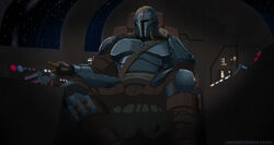 1boy 2022 armor bara barazoku big_bulge bulge clothing din_djarin greeneyedwolfking helmet hi_res highres huge_bulge male male_only mandalorian star_wars the_mandalorian rating:Questionable score:10 user:biscuitzzz