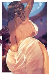 1girls 2022 ass ass_cleavage ass_focus ass_shot azur_lane backboob backless_outfit braided_hair breasts brown_eyes brown_hair brown_skin butt_crack dark-skinned_female dark_skin dress female female_only gold_eyes hips huge_ass huge_breasts long_hair looking_at_viewer side_slit sideboob slim_waist south_dakota_(azur_lane) thick_thighs thighs wakura_(gcdan) white_dress wide_hips rating:Questionable score:429 user:ZetaReborn