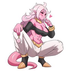 1girls abs absurd_res android_21 black_sclera breasts cleavage dragon_ball dragon_ball_fighterz dragon_ball_z female female_only hi_res large_breasts looking_at_viewer majin_android_21 monster_girl pink_skin red_eyes solo ytrall rating:Explicit score:102 user:WatchTheLanguage