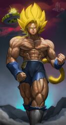 1boy bardock dragon_ball dragon_ball_super elitenappa explosion male male_focus male_only safe saiyan saiyan_tail solo solo_male spaceship super_saiyan rating:Explicit score:56 user:KingBardock