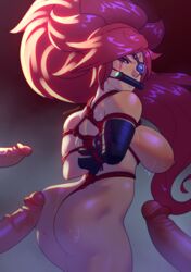 1girls 3boys amputee areolae ass baiken big_breasts bondage breasts erect_penis eye_patch female guilty_gear long_hair mouth_gag multiple_boys nipples penis playzholder red_eyes red_hair scar sideboob standing thick_thighs thighs tied tied_hands rating:Explicit score:78 user:Cursedcrow