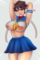 arms_behind_head big_breasts breasts capcom epic_games fortnite headband miniskirt nipples_showing postblue98 sakura_kasugano schoolgirl_uniform street_fighter street_fighter_alpha street_fighter_alpha_2 street_fighter_alpha_3 street_fighter_iv street_fighter_v tagme tomboy underboob rating:Explicit score:224 user:Playwolfox