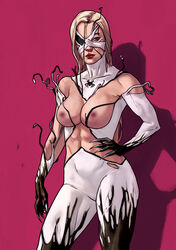 1girls anti-she-venom blonde_hair dima_ivanov emma_frost human light-skinned_female light_skin marvel spider-man_(series) symbiote topless topless_female white_queen x-men rating:Explicit score:58 user:Blueblaster69