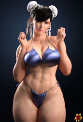 1girls 3d abs big_breasts bikini capcom chun-li female female_only hagiwara_studio muscular_female solo solo_female street_fighter street_fighter_v tagme thick_thighs rating:Questionable score:85 user:Crcole331