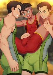 3boys avatar_the_last_airbender blush brothers clothing male_only smooth_skin suiton the_legend_of_korra wei_bei_fong wing_bei_fong yaoi rating:Explicit score:34 user:Sterling67