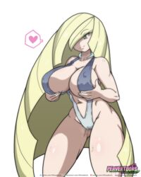 1girls alternate_version_available big_breasts bikini bimbo bimbo_milf blonde_hair breasts cameltoe cleavage curvaceous curvy female female_only game_freak green_eyes hair hair_over_one_eye hands_on_breasts heart hips huge_breasts long_hair lusamine_(pokemon) mature mature_female mature_woman milf mother pokemon pokemon_sm riffsandskulls sling_bikini solo solo_female thick_thighs thighs wide_hips rating:Questionable score:60 user:daft_human