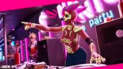  3d 3d_(artwork) blender blender_(software) blender_cycles bodypaint overwatch overwatch_2 partially_clothed public sombra topless undead_h34d  rating:questionable score: user:bot