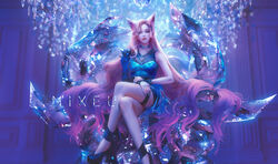 1girls ahri crossed_legs female female_only k/da_ahri k/da_series league_of_legends legs light-skinned_female nixeu thick_thighs rating:Questionable score:85 user:deleted6891