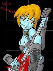 artist_request blue_skin boots bra capcom clothing color darkstalkers female female_only fingerless_gloves footwear gloves guitar instrument lord_raptor lowres midnight_bliss rule_63 short_hair shorts small_breasts smile solo vampire_savior zabel_zarock rating:Explicit score:1 user:bot