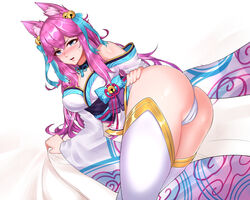 9_tails ahri alternate_costume alternate_hair_color alternate_hairstyle animal_ear_fluff animal_ears animal_girl artist_request ass bangs bell big_ass blue_eyes breasts child_bearing_hips choker cleavage clothing curves curvy curvy_body curvy_female curvy_figure curvy_hips eyelashes eyeliner eyeshadow facial_markings female female_only fluffy fluffy_ears fox fox_ears fox_girl fox_tail glistening glistening_body glistening_hair glistening_skin hair_ornament hair_ribbon hips hourglass_figure humanoid inner_ear_fluff japanese_clothes kemonomimi kimono kitsune laqqal0 league_of_legends light-skinned_female light_skin long_hair nine_tailed_fox pale-skinned_female pale_skin pink_hair riot_games robe spirit_blossom_ahri spirit_blossom_series tail thick_thighs thighs vastaya video_games voluptuous wide_hips rating:Questionable score:31 user:LewdVesani