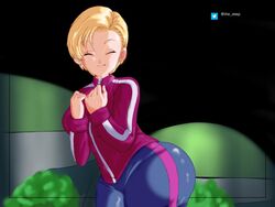 1girls android_18 ass big_ass blonde_hair dragon_ball dragon_ball_super dragon_ball_super_super_hero short_hair the_zeep thick_ass rating:Explicit score:66 user:mxfix_mxbbin