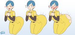 1girls ass ass_expansion big_ass blue_eyes blue_hair bubble_ass bubble_butt bulma_briefs bulma_briefs_(dragon_ball_super_superhero) dragon_ball dragon_ball_super dragon_ball_super_super_hero female female_only huge_ass human human_only lord_socar ripped_clothing shounen_jump solo solo_female rating:Questionable score:89 user:mxfix_mxbbin