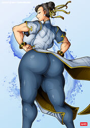 1girls asian asian_female ass ass_focus big_ass big_butt bubble_ass bubble_butt capcom chun-li fat_ass large_ass mature mature_female milf pinup pinup_pose street_fighter street_fighter_6 thick_ass thick_thighs wide_hips witchking00 yoga_pants rating:Questionable score:192 user:droid377