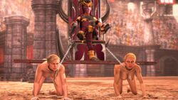 3d 3d_(artwork) 3girls all_fours ass ass_up athletic athletic_female audience barefoot bdsm bitch_taken_for_walk blonde_hair bondage breasts captured cassie_cage chains collar colosseum crawling crowd daughter defeated defeated_heroine embarrassed embarrassed_nude_female female female_only femdom femsub humiliation leash mileena mortal_kombat mortal_kombat_11 mother mother_and_daughter multiple_subs nude nude_female on_all_fours public_humiliation public_nudity slave slavegirl smokescreen117 sonya_blade source_filmmaker throne rating:Explicit score:163 user:romero1718