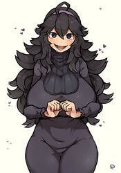 1girls @_@ big_breasts breasts heart hex_maniac kurage_shokushu long_hair looking_at_viewer pokemon smiling smiling_at_viewer solo spiral_eyes tight_clothing rating:Questionable score:166 user:Thebigchesse